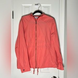 Lightweight Columbia Jacket for Spring! Coral Pink